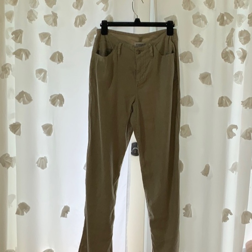 Evereve Tan Trousers Relaxed Fit